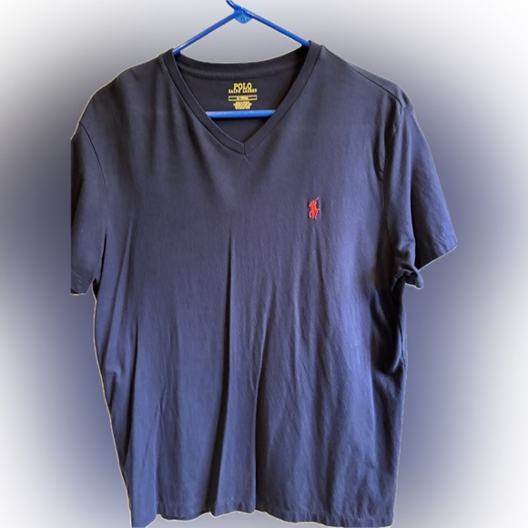 Polo by Ralph Lauren Blue and Red Short Sleeve Tee - Picture 1 of 4